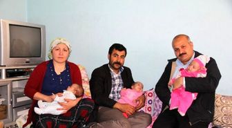 Üçüz Bebeklere Büyükşehir Sahip Çıktı