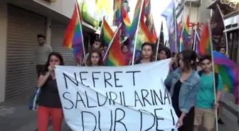 İzmir Lgbt'lilerden Nefret Saldırılarına Dur de Eylemi