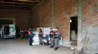 Jandarmadan Kaçak Sigara Operasyonu...
