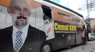 Bağımsız Ağrı Milletvekili Adayı Kaya'ya Taşlı Saldırı (2)