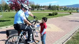 Beyşehir'de Sahil ve Parklar Bisikletli Polislere Emanet