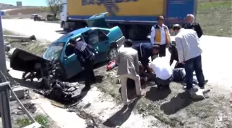 Elmadağ'da Trafik Kazası: 1 Yaralı