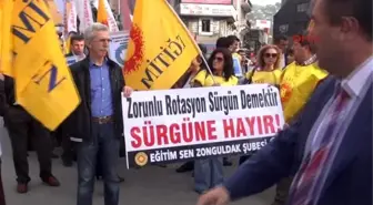 Zonguldak?ta Öğretmenlerden ?rotasyon? Tepkisi