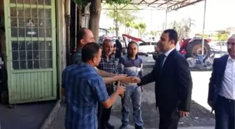 Kızıltepe Kaymakamı Ermiş Sanayi Esnafını Ziyaret Etti