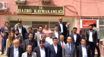 Kalkınma Bakanı Yılmaz, Hazro İlçesini Ziyaret Etti