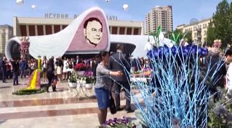 Azerbaycan'da 'Gül Bayramı'