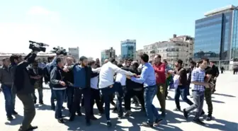 Taksim'de Kürtlerin Düzenlediği Ferinaz Eylemine Polis Müdahalesi