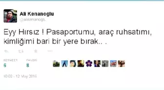 HDP Adayı Kenanoğlu'dan Hırsıza Çağrı: Pasaport ve Ruhsatımı Bir Yere Bırak