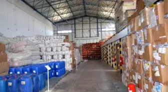 Lojistik Deposu Olası Bir Afete Karşı Hazır Vaziyette