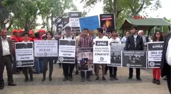 Gaziantep'te Stk Üyeleri Soma'da Ölen Madenciler İçin Yürüdü