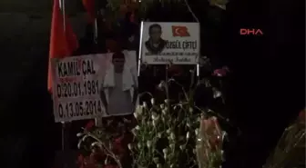 Aydın - Madenci Şehitliğini Madenci Fenerleri Aydınlatıyor