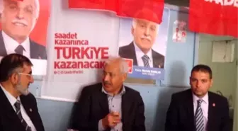 AK Parti Eski Van Milletvekili Dinçer'den Saadet Partisine Ziyaret