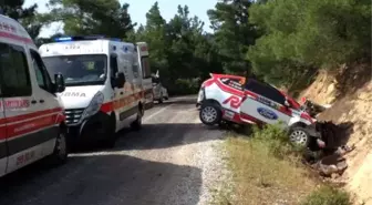 Çanakkale 100'ncü Yıl Rallisinde İki Ayrı Kaza: 4 Yaralı