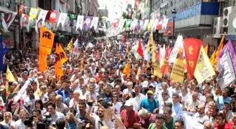 Hdp Binalarındaki Saldırılar Protesto Edildi