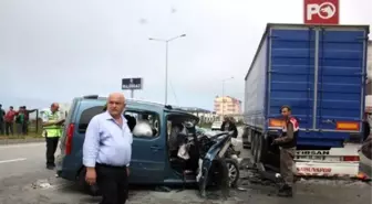 İstanbul'dan Memleketleri Rize'ye Giderken Kaza Geçirdiler