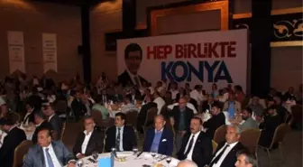 Konya'da Başbakan Davutoğlu'na Destek