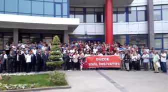 Düzce'de Parklardaki İşletmelerin Satışına Protesto