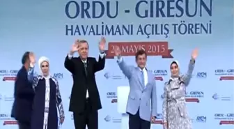 Erdoğan ve Davutoğlu, Ordu-Giresun Havalimanı'nı Birlikte Açtı