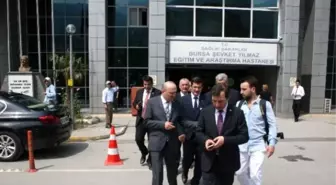 MHP'lilerden Silahla Vurulan Başkana Ziyaret