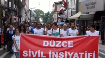 Düzce Sivil İnisiyatifi Parklar İçin Yürüdü