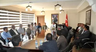 Silopi'de Muhtarlar ile Seçim Güvenliği Toplantısı Yapıldı