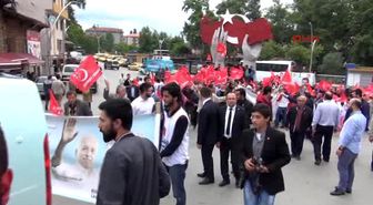 Bartın'da, 'Milli İttifak Sevgi' Yürüyüşü