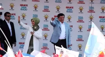 Davutoğlu, Diyarbakır'da Öksüz ve Yetimlere Müjde Verdi, Hdp'ye Yüklendi