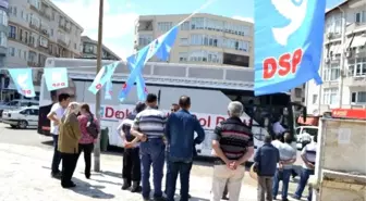 DSP Genel Başkanı Türker Meydanı Boş Görünce Mitingi İptal Etti