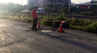 Motosikletiyle Çukura Düşen Bir Kişi Hayatını Kaybetti