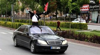 Saadet Partisi 250 Araç Konvoyu Halinde Kayseride Gövde Gösterisi Yaptı