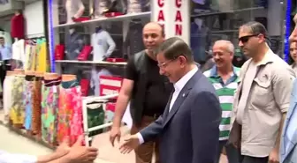 Davutoğlu, Tarihi Yarımada Esnafını Ziyaret Etti (1)