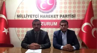 MHP Erzurum İl Başkanı Anatepe: 'Hiç Kimse Ülkücü Camiayı Kumpaslar İçerisine Çekmeye Çalışmasın'