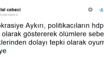 Hilal Cebeci Oy Vereceği Partiyi Açıkladı