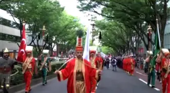 Japonya'da Mehteranlı 'Türk Yürüyüşü'