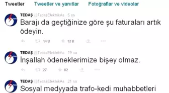 Tedaş Adı Kullanılarak Atılan Tweet; Barajı da Geçtiğinize Göre Şu Faturaları Artık Ödeyin...