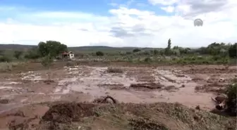 Yozgat'ta Dolu Yağışı, Ekili Alanlara Zarar Verdi