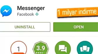 Facebook Messenger'ın Android Uygulaması 1 Milyara Ulaştı