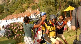 Fethiye'de Gökyüzünde Evlilik Teklifi