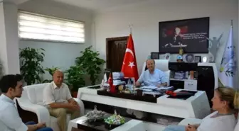 Şampiyondan Başkan Özakcan'a Ziyaret