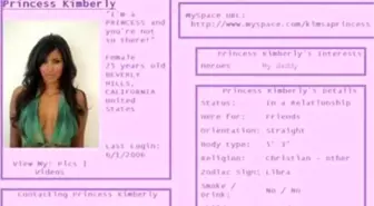 Kim Kardashian's 2006 Pink Princess Myspace Page Unearthed