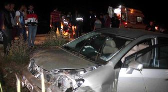 Şarampole Uçan Otomobilde 1 Ölü, 6 Yaralı