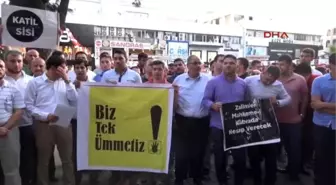 Antalya Mursi?ye Verilen İdam Kararını Protesto Ettiler