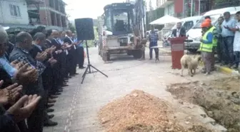 Sarıveliler'de İçme Suyu İsale Hattı İnşaatının Temeli Atıldı