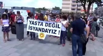 Çanakkale - Cansu Kaya'nın Öldürülmesi Protesto Edildi