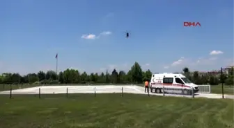 Trafo Patladı, Yaralanan Teknisyen Ambulans Helikopterle İstanbul'a Kaldırıldı