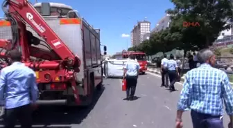 Gaziantep'te Zincirleme Kaza 2 Yaralı