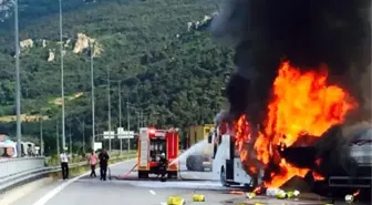 Sıkıştığı Tır Kabininde Yanarak Ölen Sürücü Toprağa Verildi