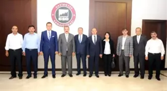 MHP Gaziantep Milletvekillerinden Gso'ya Nezaket Ziyareti