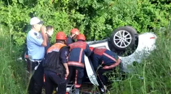 Beşiktaş'ta Otomobil Şarampole Yuvarlandı: 1 Ölü, 2 Yaralı