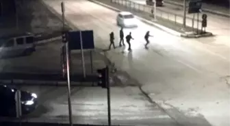 Erzurum'da Trafik Kazaları Mobese Kameralarına Yansıdı